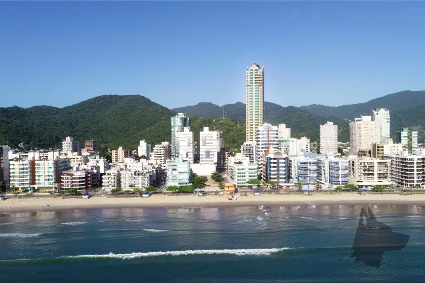 Render do Meridian Tower — Itapema 17 em Itapema SC