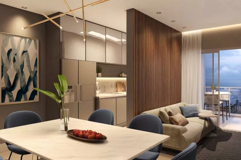 Render do Blue View Fase 1 — Morretes 17 em Itapema SC