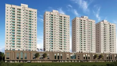 Render do Valência Home Club Torre 3 e Torre 4 — Jardim Praia Mar 9 em Itapema SC