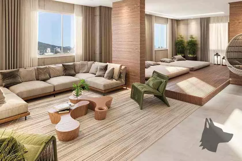 Render do Valência Home Club Torre 3 e Torre 4 — Jardim Praia Mar 14 em Itapema SC