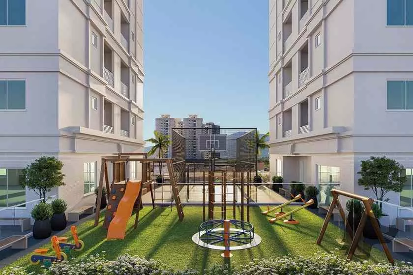 Render do Valência Home Club Torre 3 e Torre 4 — Jardim Praia Mar 18 em Itapema SC