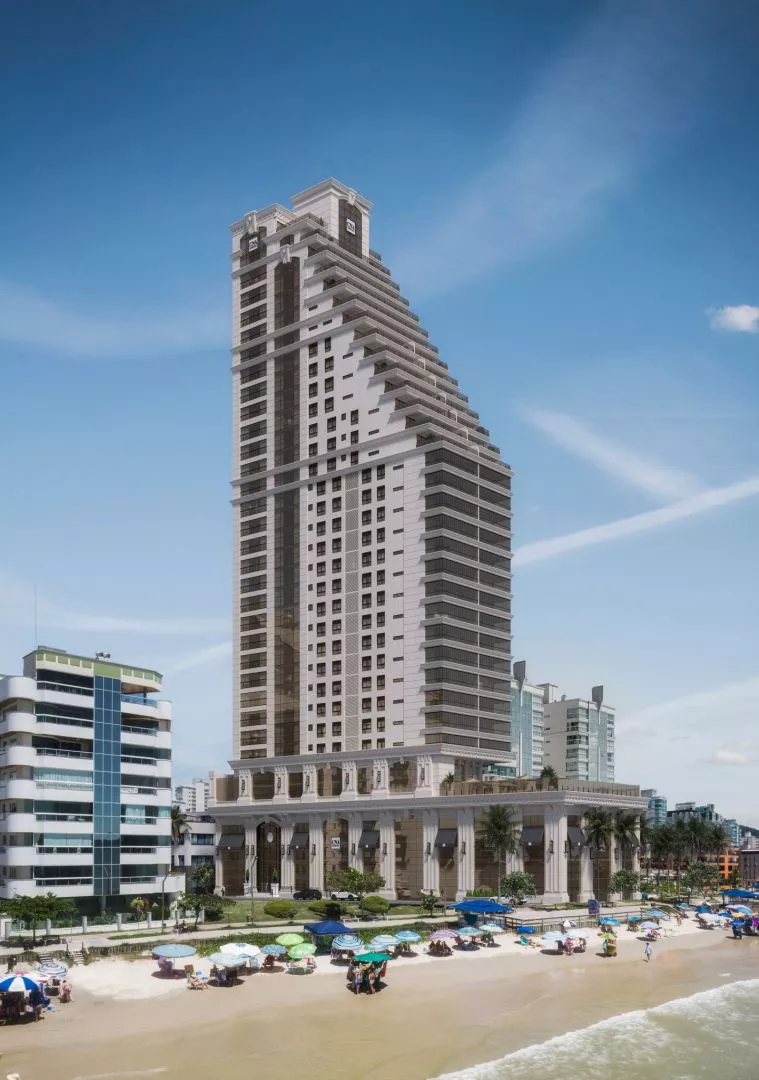 Render do Ópera CNA — Castelo Branco e Andorinha 8 em Itapema SC