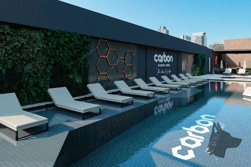 Render do Carbon Residence Tower — Itapema 18 em Itapema SC
