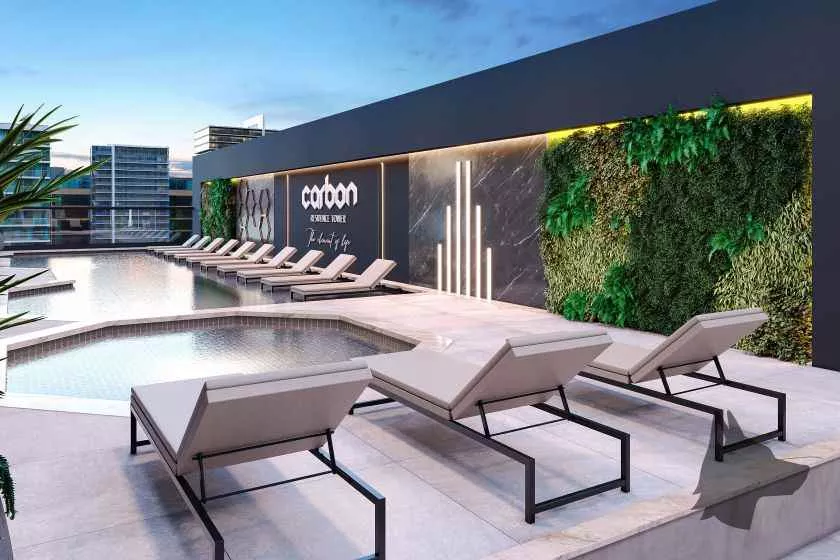 Render do Carbon Residence Tower — Itapema 8 em Itapema SC