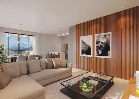 Render do Residencial Monte Solaro — Castelo Branco 12 em Itapema SC