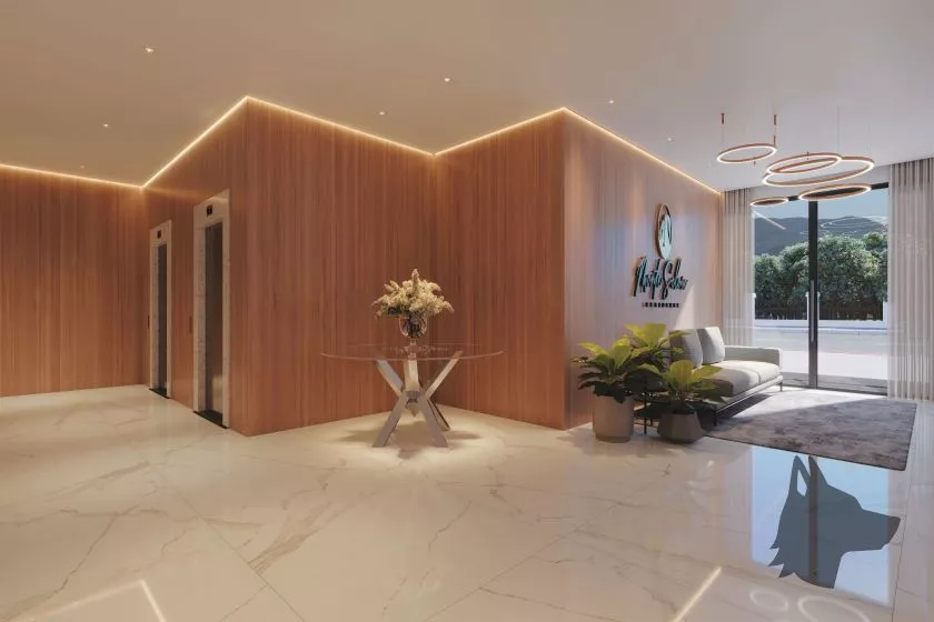 Render do Residencial Monte Solaro — Castelo Branco 20 em Itapema SC