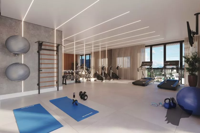 Render do Residencial Monte Solaro — Castelo Branco 4 em Itapema SC