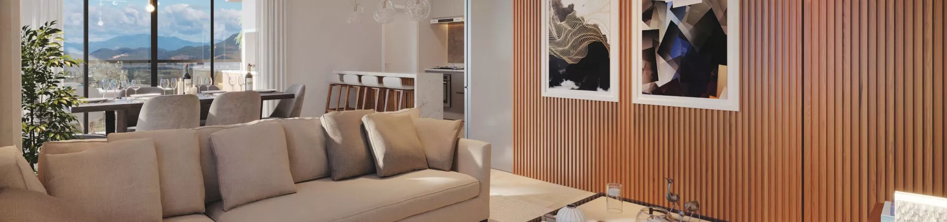 Render do Residencial Monte Solaro — Castelo Branco 11 em Itapema SC