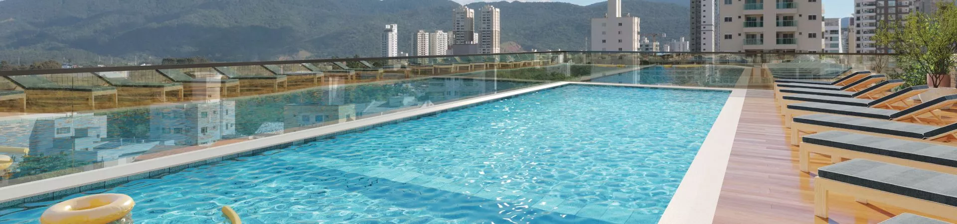 Render do Residencial Monte Solaro — Castelo Branco 13 em Itapema SC