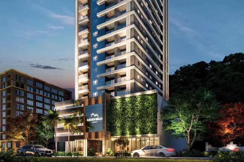 Render do Green Hills Residence — Morretes 20 em Itapema SC