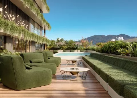 Render do Futura Flats by Housi — s Castelo Branco e Andorinha 14 em Itapema SC