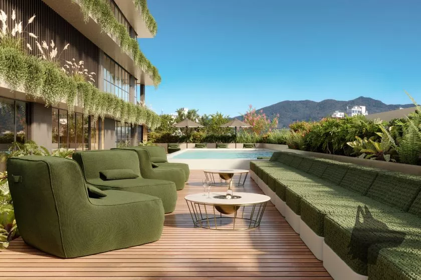 Render do Futura Flats by Housi — s Castelo Branco e Andorinha 6 em Itapema SC