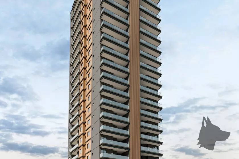 Render do Portal 246 Residence — Meia Praia 8 em Itapema SC
