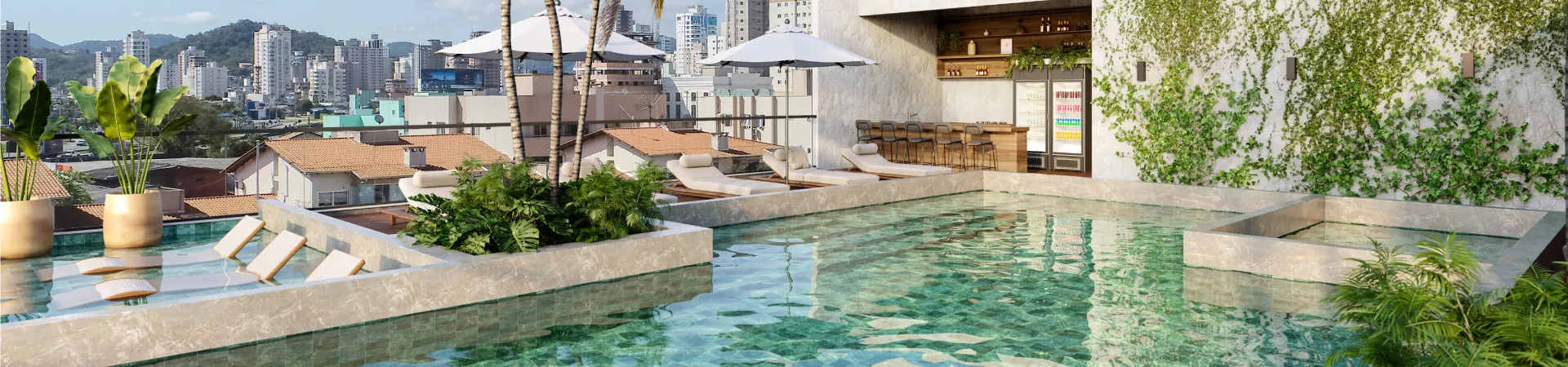 Render do Portal 246 Residence — Meia Praia 12 em Itapema SC