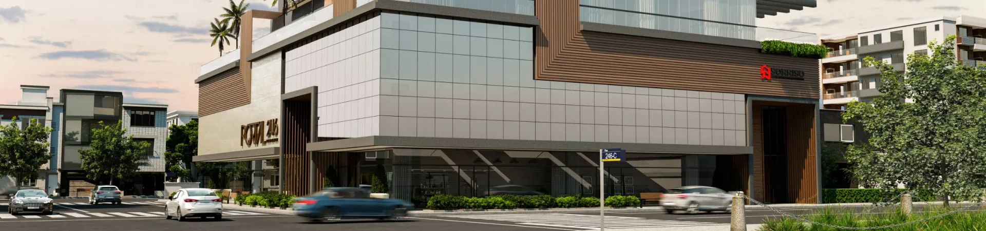 Render do Portal 246 Residence — Meia Praia 9 em Itapema SC