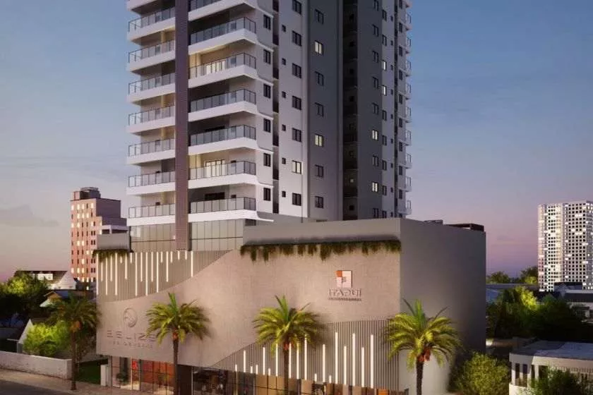 Render do Residencial Belize — Castelo Branco e Andorinha 7 em Itapema SC
