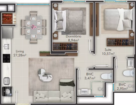 Render do Villa Esmeralda — de Morretes 3 em Itapema SC