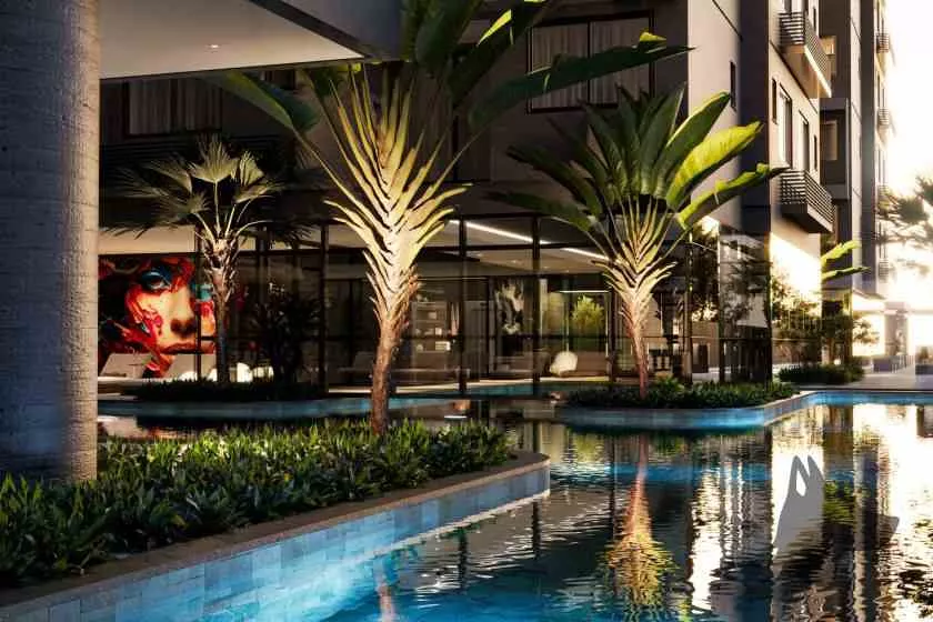 Render do Ilhas Lavezzi Residence Fase 2 — Morretes 15 em Itapema SC