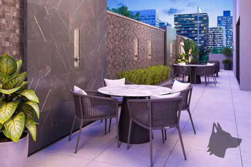 Render do Magdala Residence — Castelo Branco e Andorinha 15 em Itapema SC
