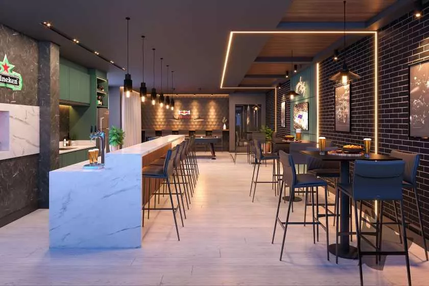 Render do Magdala Residence — Castelo Branco e Andorinha 18 em Itapema SC
