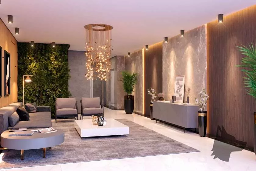 Render do Magdala Residence — Castelo Branco e Andorinha 14 em Itapema SC