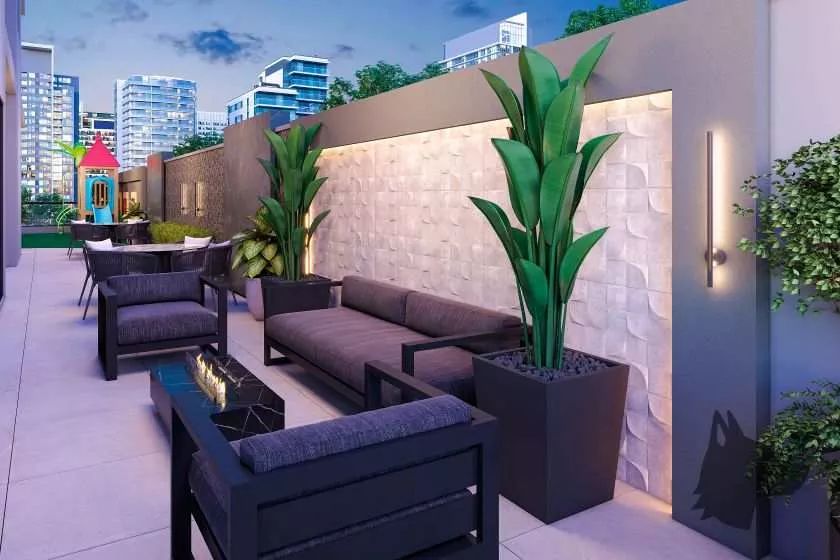 Render do Magdala Residence — Castelo Branco e Andorinha 13 em Itapema SC