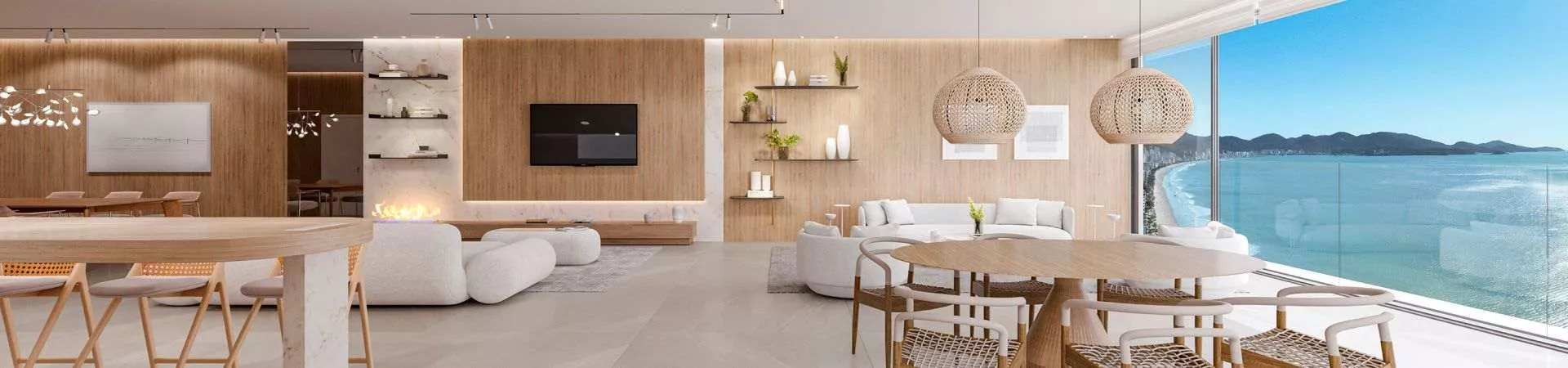 Render do Edify One — Castelo Branco e Andorinha 11 em Itapema SC