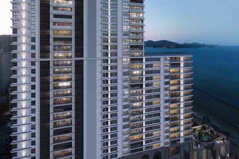 Render do CNA Latitude — Meia Praia 16 em Itapema SC
