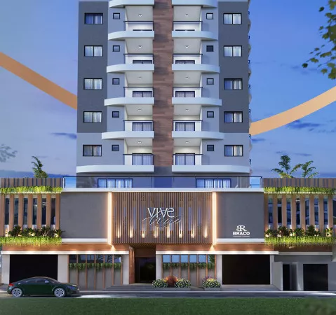 Render do Vive la Vie Residence — Varzea 2 em Itapema SC