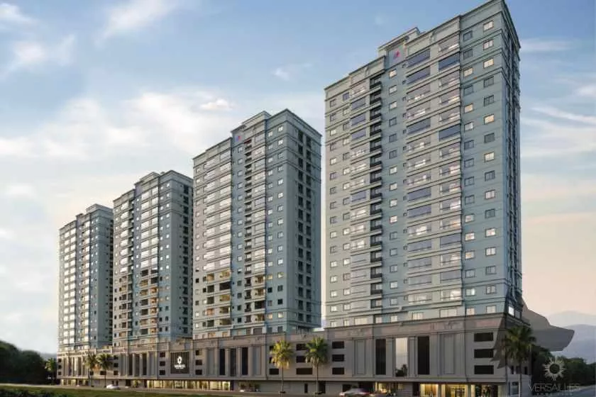 Render do Versailles Home Club - Torre 1 e 2 — Jardim Praia Mar 6 em Itapema SC