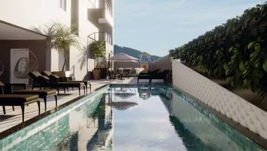Render do Delta Tower Vertical Home — Morretes 9 em Itapema SC