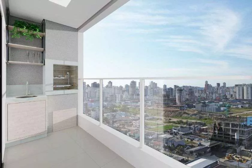 Render do Delta Tower Vertical Home — Morretes 6 em Itapema SC