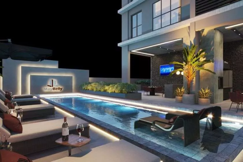 Render do Maybelly Towers — Jardim Praia Mar 4 em Itapema SC