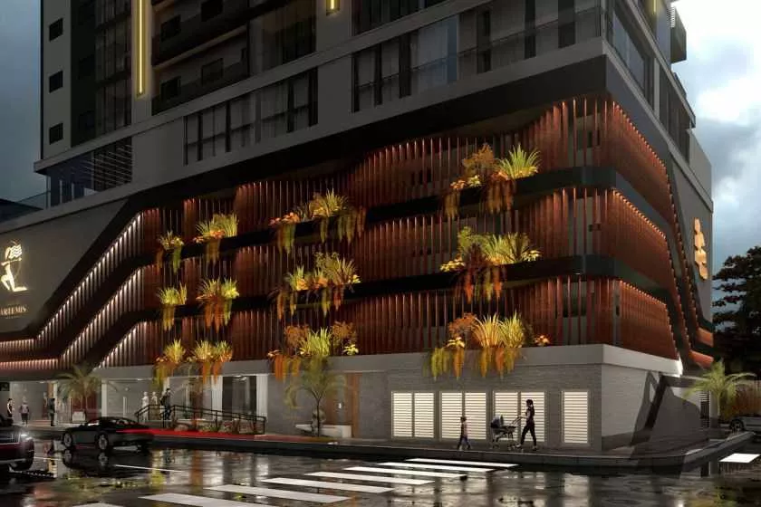 Render do Solar de Ártemis — Jardim Praia Mar 13 em Itapema SC