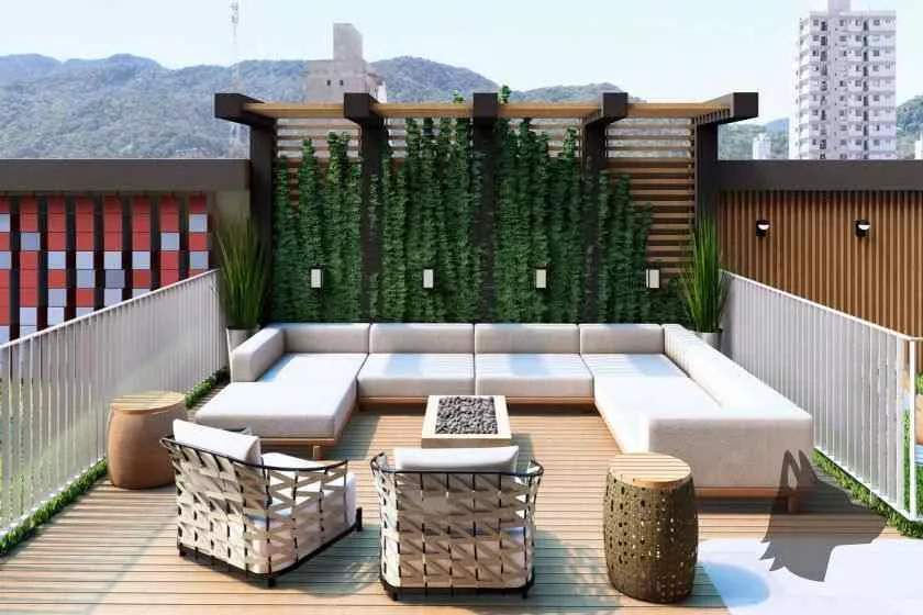 Render do Solar de Ártemis — Jardim Praia Mar 6 em Itapema SC