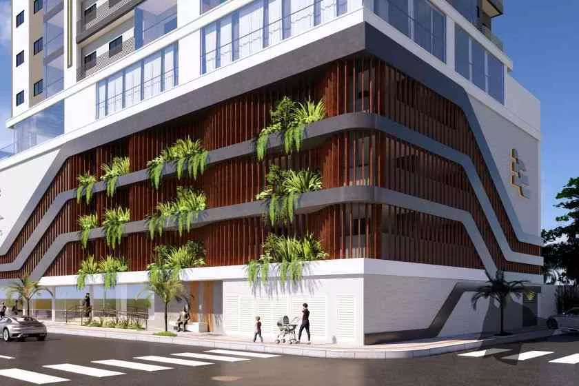 Render do Solar de Ártemis — Jardim Praia Mar 15 em Itapema SC