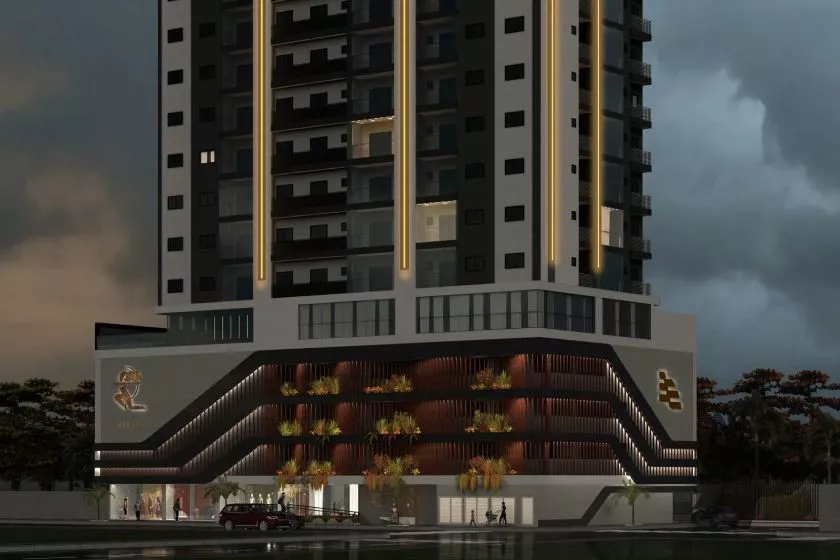 Render do Solar de Ártemis — Jardim Praia Mar 11 em Itapema SC