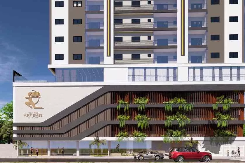 Render do Solar de Ártemis — Jardim Praia Mar 14 em Itapema SC