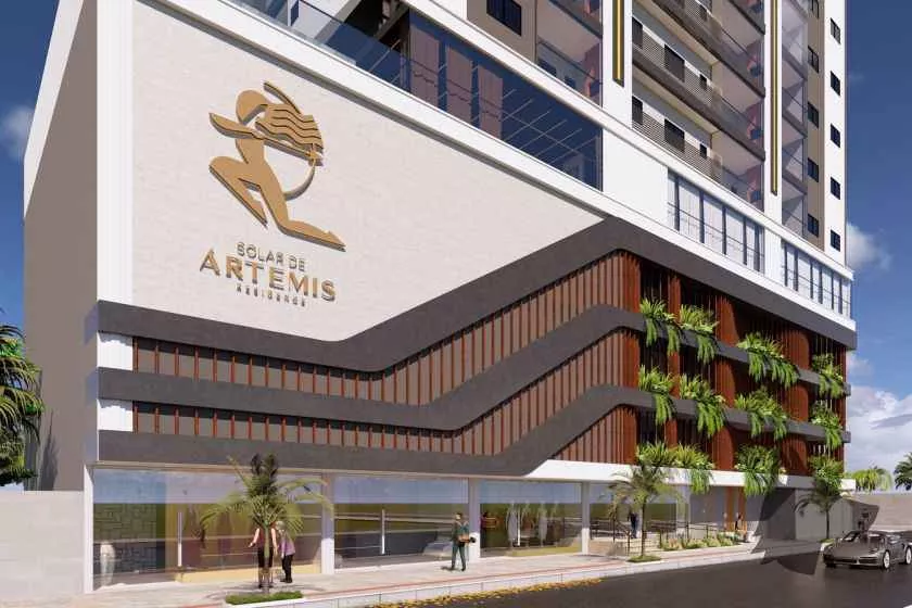 Render do Solar de Ártemis — Jardim Praia Mar 16 em Itapema SC