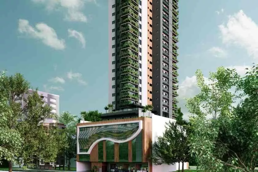 Render do Green Plaza — Itapema 8 em Itapema SC