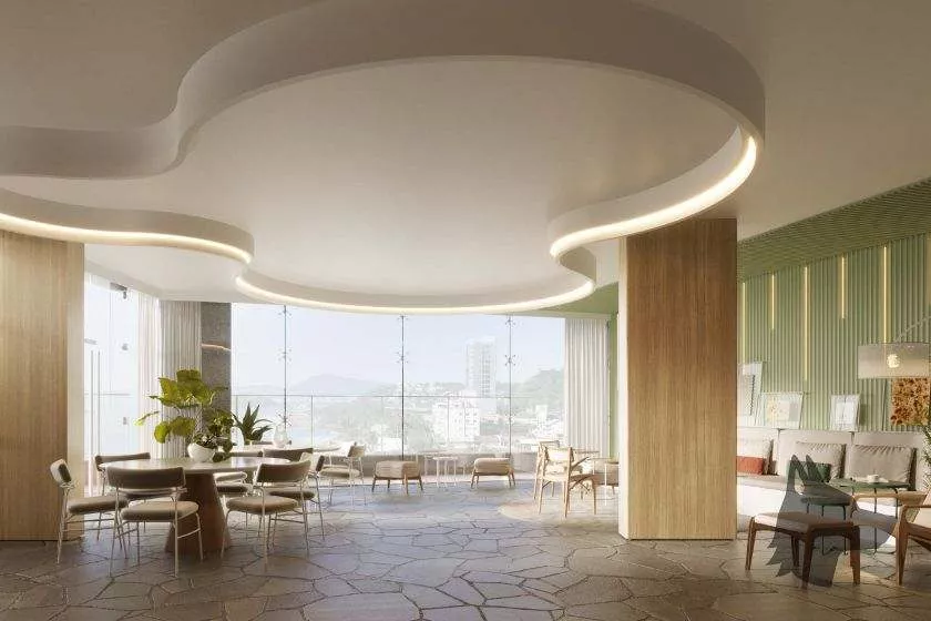 Render do Sense/Mare — Ilhota 19 em Itapema SC