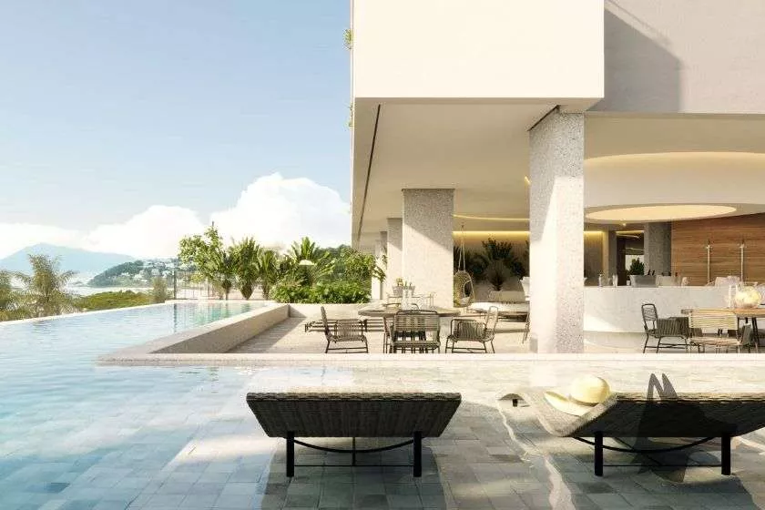 Render do Sense/Mare — Ilhota 12 em Itapema SC