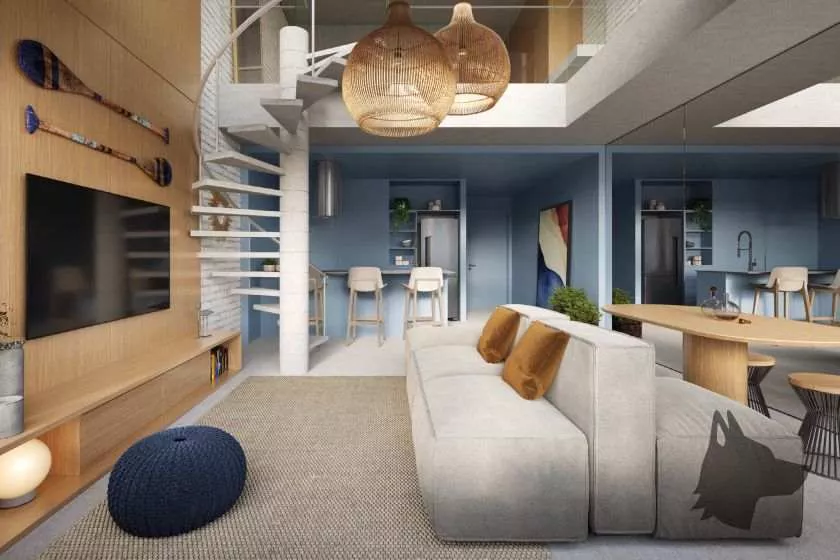 Render do Sense/Mare — Ilhota 6 em Itapema SC