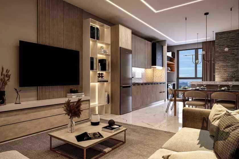 Render do Everett Residence — Jardim Praia Mar 6 em Itapema SC