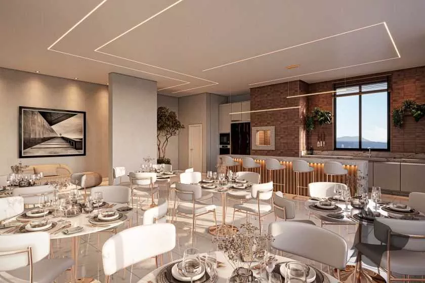 Render do Everett Residence — Jardim Praia Mar 13 em Itapema SC