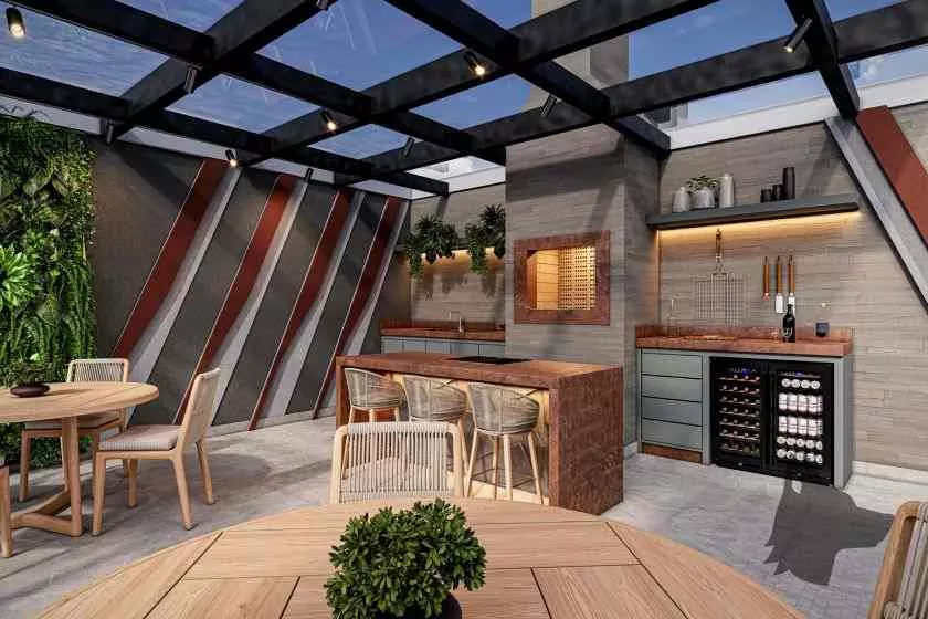 Render do Everett Residence — Jardim Praia Mar 18 em Itapema SC