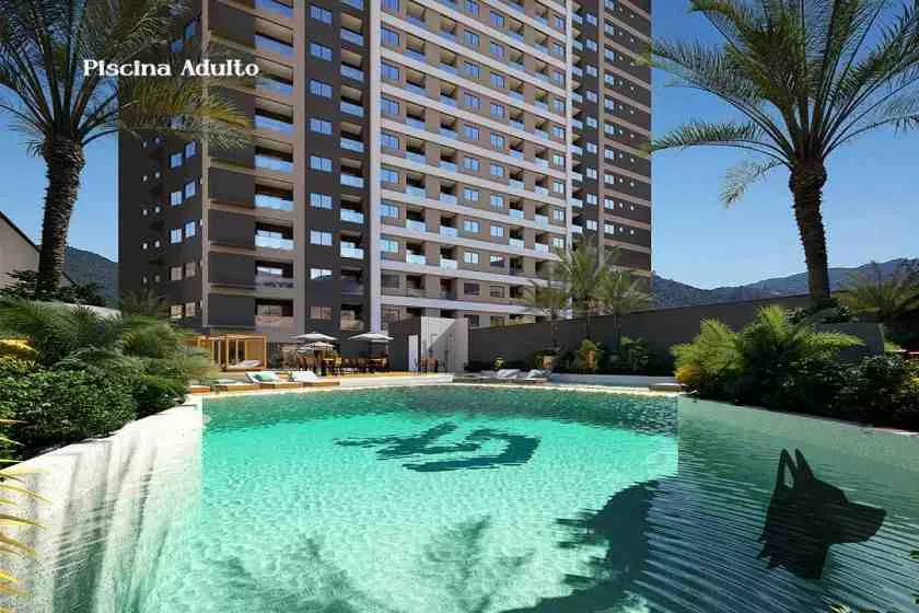 Render do Paradise Home Flats — Itapema 8 em Itapema SC