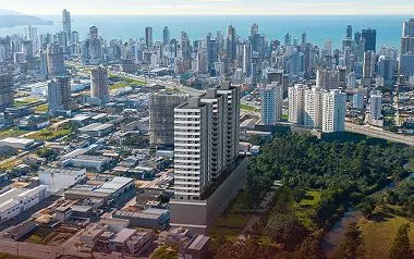 Render do London Exclusive Home Fase 1 — oferece infraestrutura completa 8 em Itapema SC