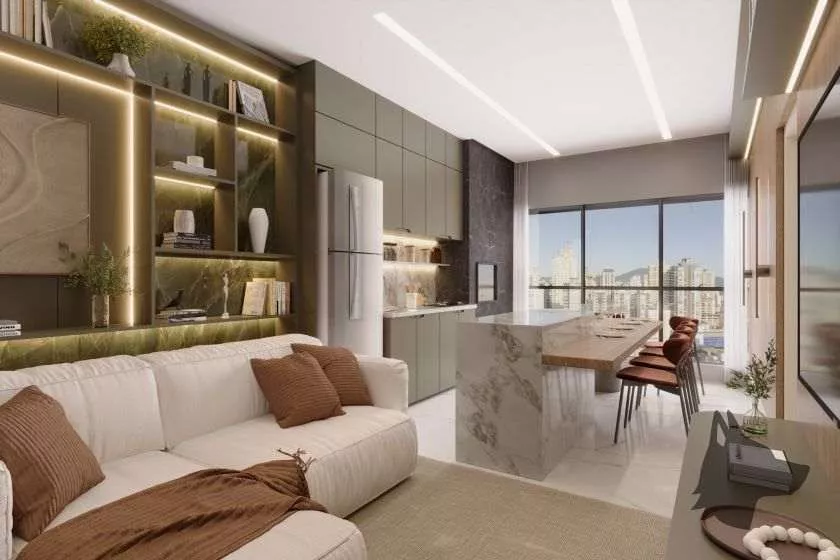 Render do Piatto Residenziale — Meia Praia 7 em Itapema SC
