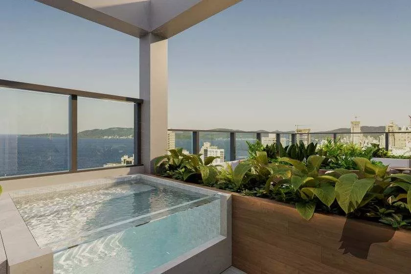 Render do Piatto Residenziale — Meia Praia 20 em Itapema SC